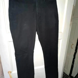 Reiss Black Smart Trousers Chinos W30 Short Men’s Slim Fit Formal Office
